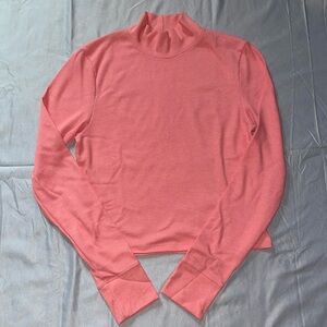 Pink turtle neck